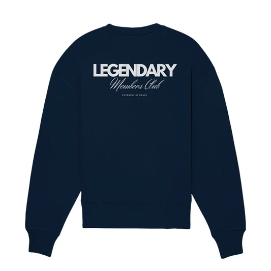 Legendary Members Club Crew Neck Navy (350 G/M2)